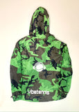 Vibe Tennis Camo Unisex Hooded Windbreaker