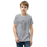 BOYS SHORT SLEEVE SCRIBBLE TENNIS TEE
