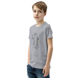 BOYS SHORT SLEEVE SCRIBBLE TENNIS TEE