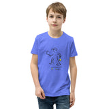 BOYS SHORT SLEEVE SCRIBBLE TENNIS TEE