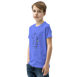 BOYS SHORT SLEEVE SCRIBBLE TENNIS TEE