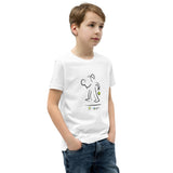 BOYS SHORT SLEEVE SCRIBBLE TENNIS TEE