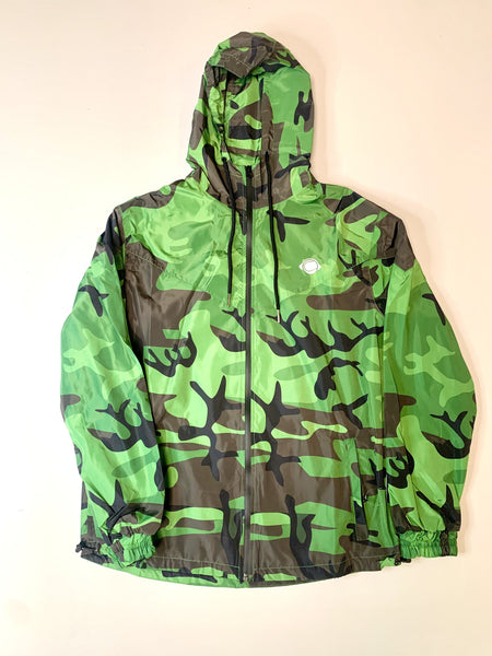 Vibe Tennis Camo Unisex Hooded Windbreaker