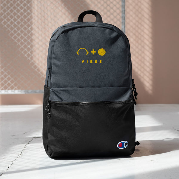 Vibe Basketball Embroidered Champion Backpack